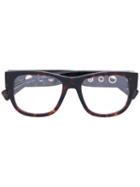 Versace - Square Glasses - Unisex - Acetate/metal (other) - 52, Black, Acetate/metal (other)