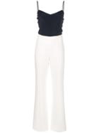 Black Halo Slip Vest Jumpsuit - Blue