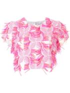 Ingie Paris Fringed Crop Top