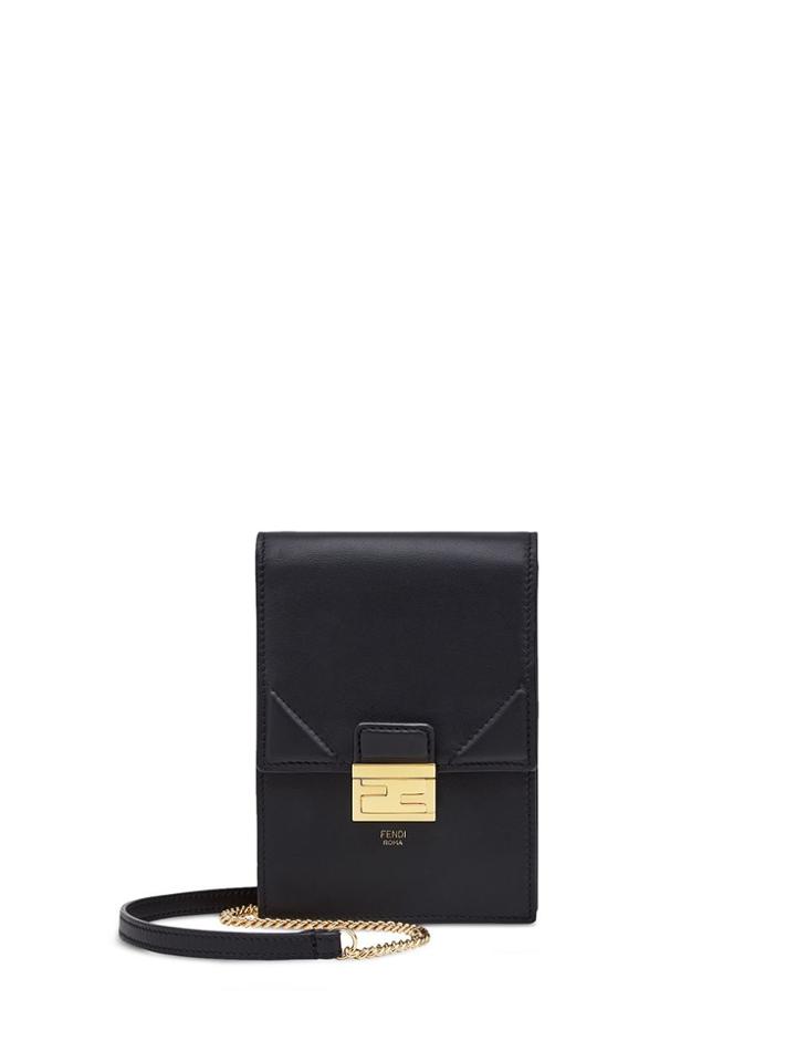 Fendi Vertical Mini Bag - Black