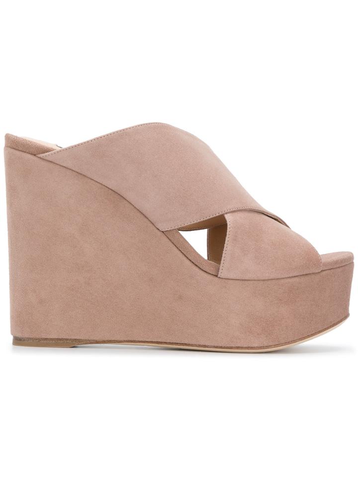 Sergio Rossi Platform Sandals - Nude & Neutrals