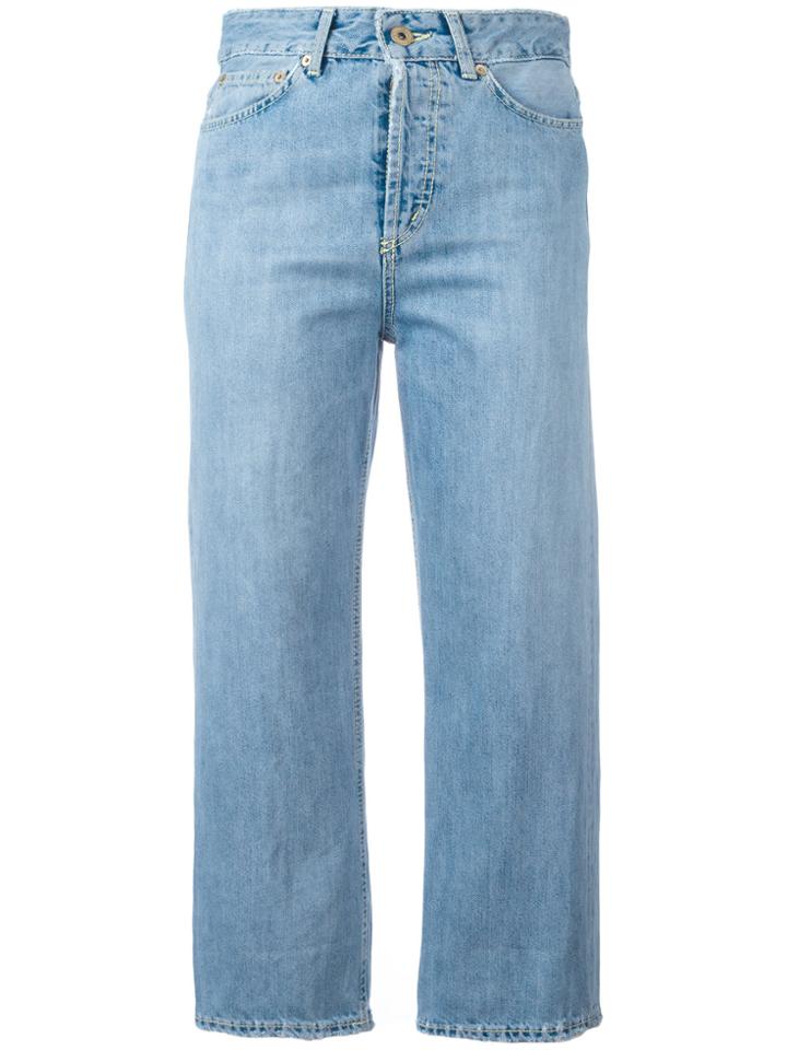 Dondup Shocking Cropped Jeans - Blue