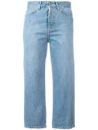 Dondup Shocking Cropped Jeans - Blue