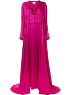Maison Rabih Kayrouz Charmeuse Wrap Gown