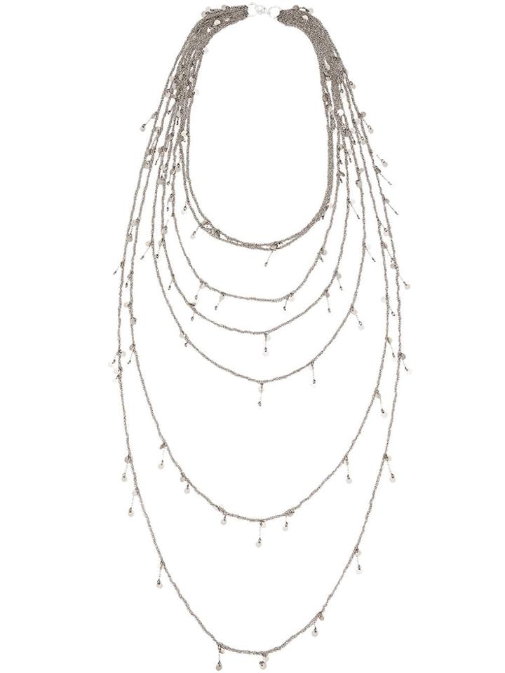 Marc Le Bihan Multiple Chain Necklace - Silver