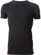 Dsquared2 Crew Neck T-shirt, Men's, Size: Large, Black, Cotton/spandex/elastane