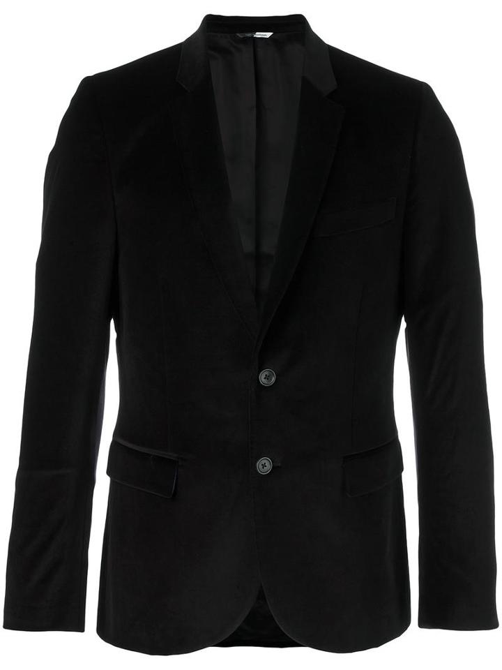 Ps By Paul Smith Fully Lined Jacket, Men's, Size: 36, Black, Cotton/viscose/spandex/elastane