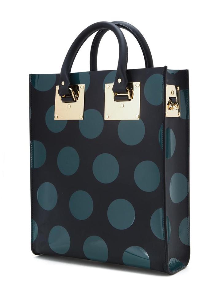 Sophie Hulme Mini 'albion' Tote, Women's, Black, Leather