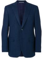 Canali Formal Fitted Blazer - Blue