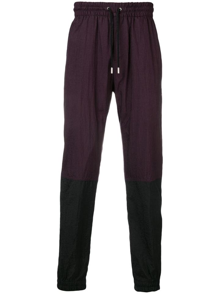 Givenchy Matt Nylon Track Trousers - Purple