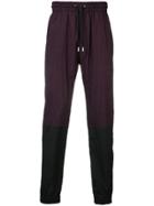 Givenchy Matt Nylon Track Trousers - Purple
