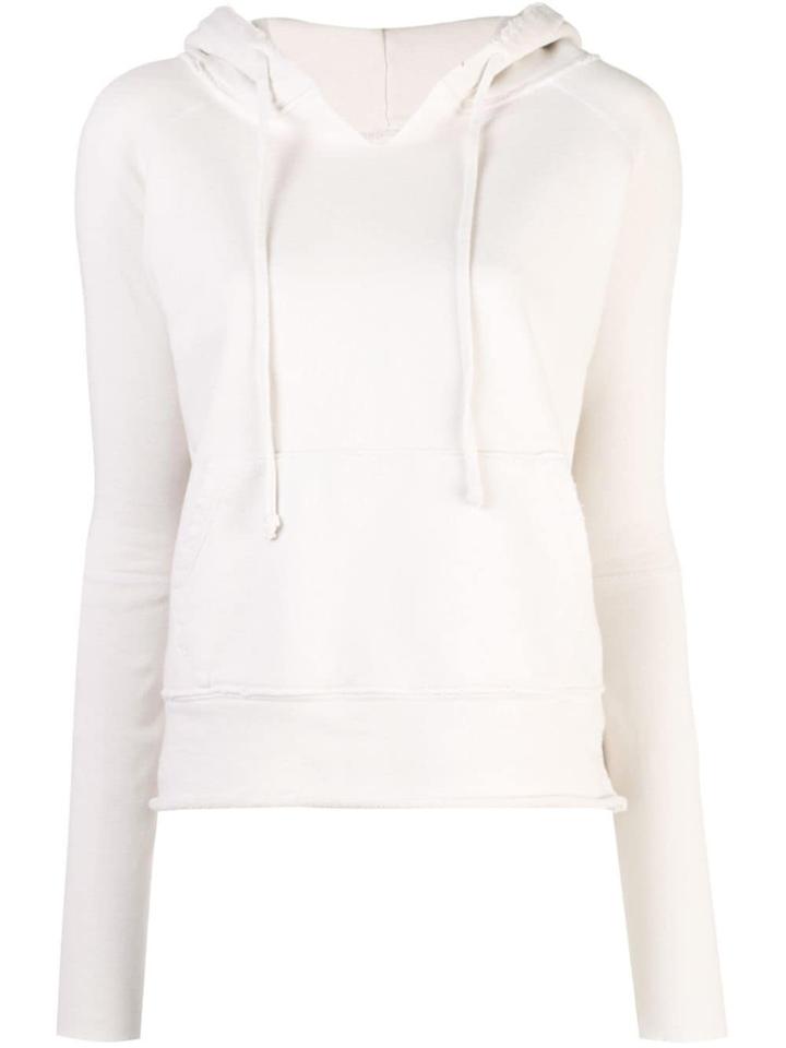 Nili Lotan Drawstring Hooded Sweatshirt - White
