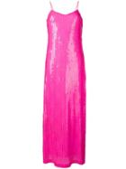 Ultràchic Sequinned Slip Dress - Pink