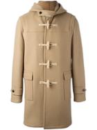Saint Laurent Classic Duffle Coat, Men's, Size: 48, Nude/neutrals, Cotton/viscose/wool