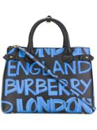 Burberry Printed Tote - Black