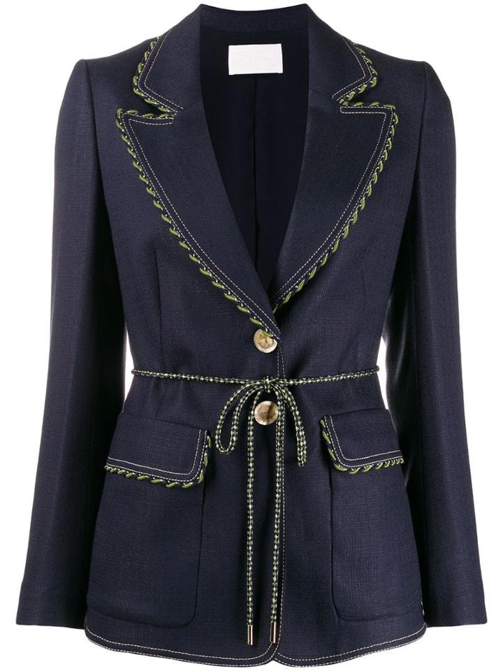 Peter Pilotto Rope Seam Blazer - Blue