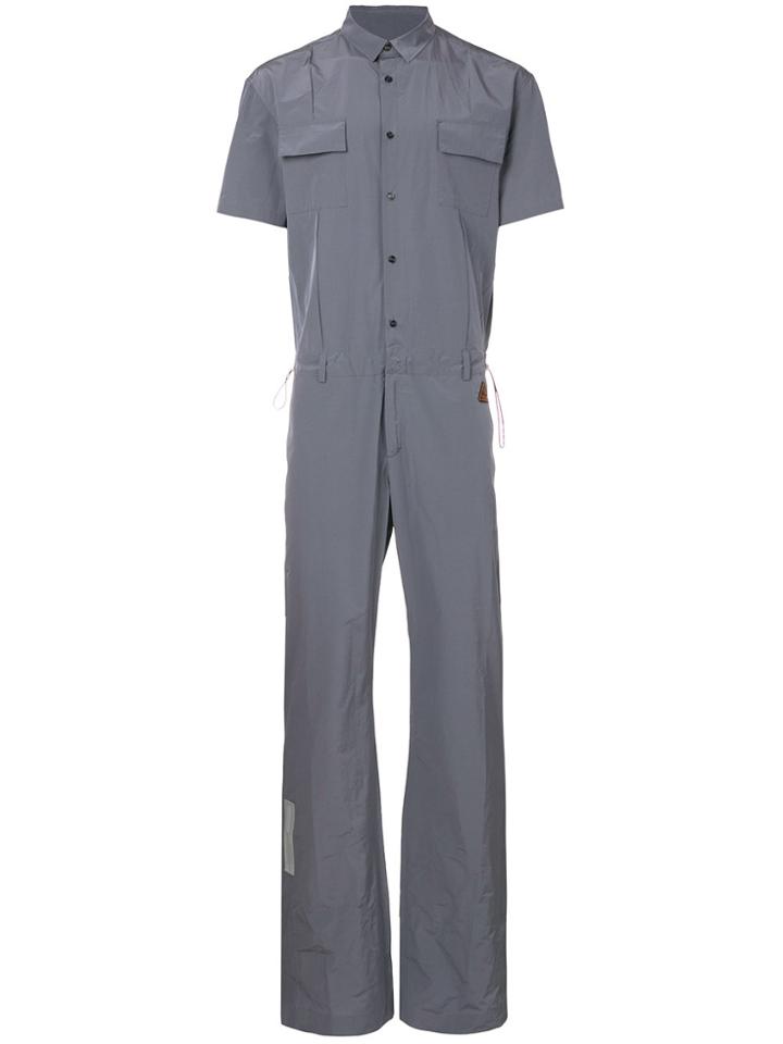 Off-white Soft Jumpsuit - Grey