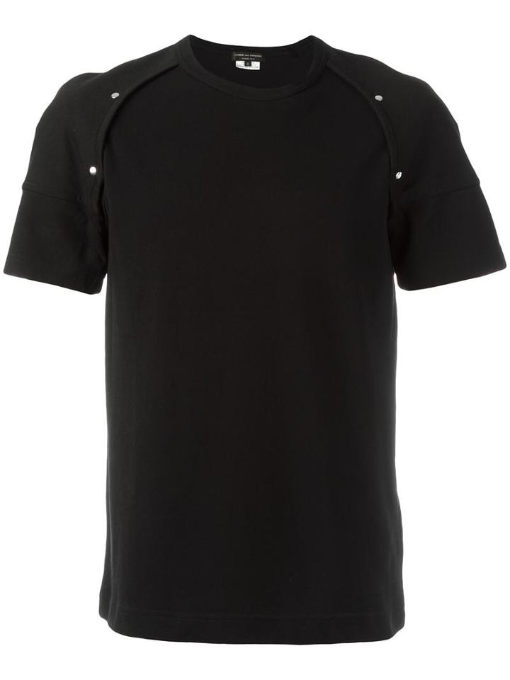 Comme Des Garçons Homme Plus Plain T-shirt, Men's, Size: Large, Black, Cotton