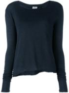 Kristensen Du Nord Knitted Top, Women's, Size: 3, Blue, Cotton/cashmere