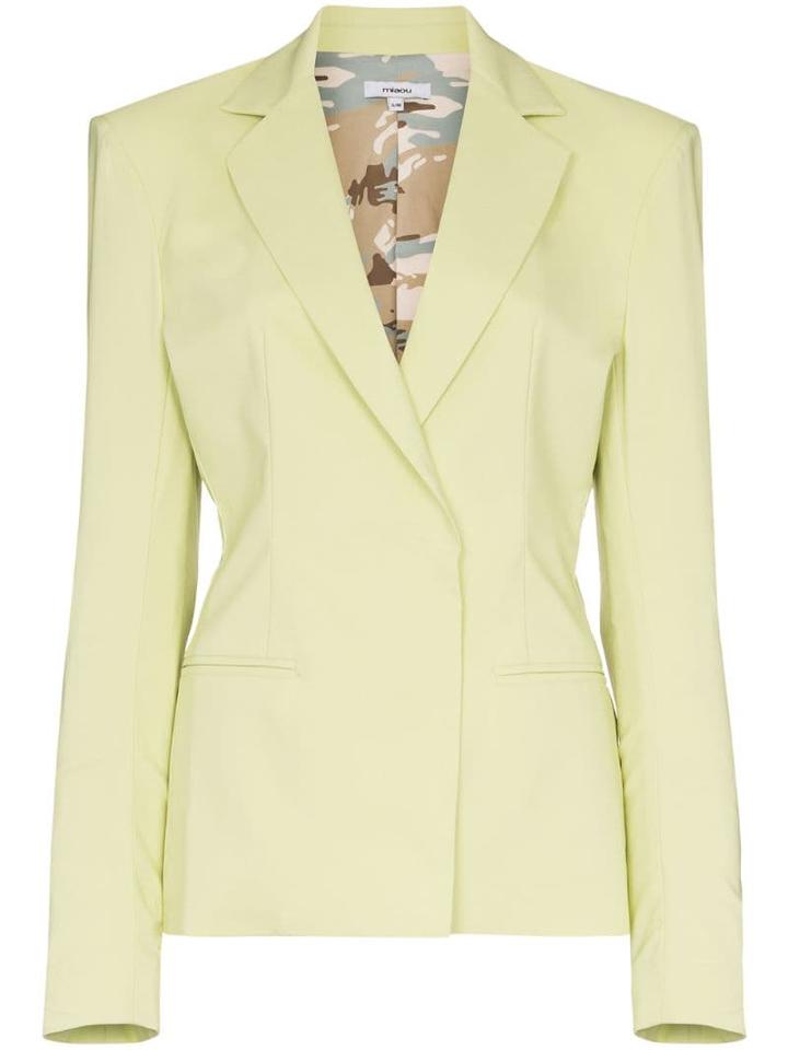 Miaou Mika Open-front Blazer - Green