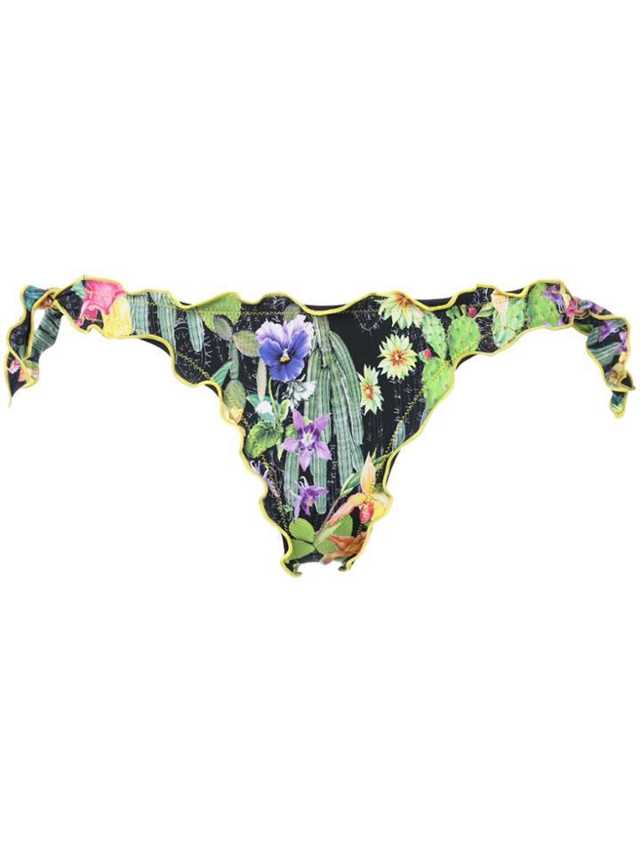 Ermanno Scervino Cactus Print Bikini Bottoms - Multicolour