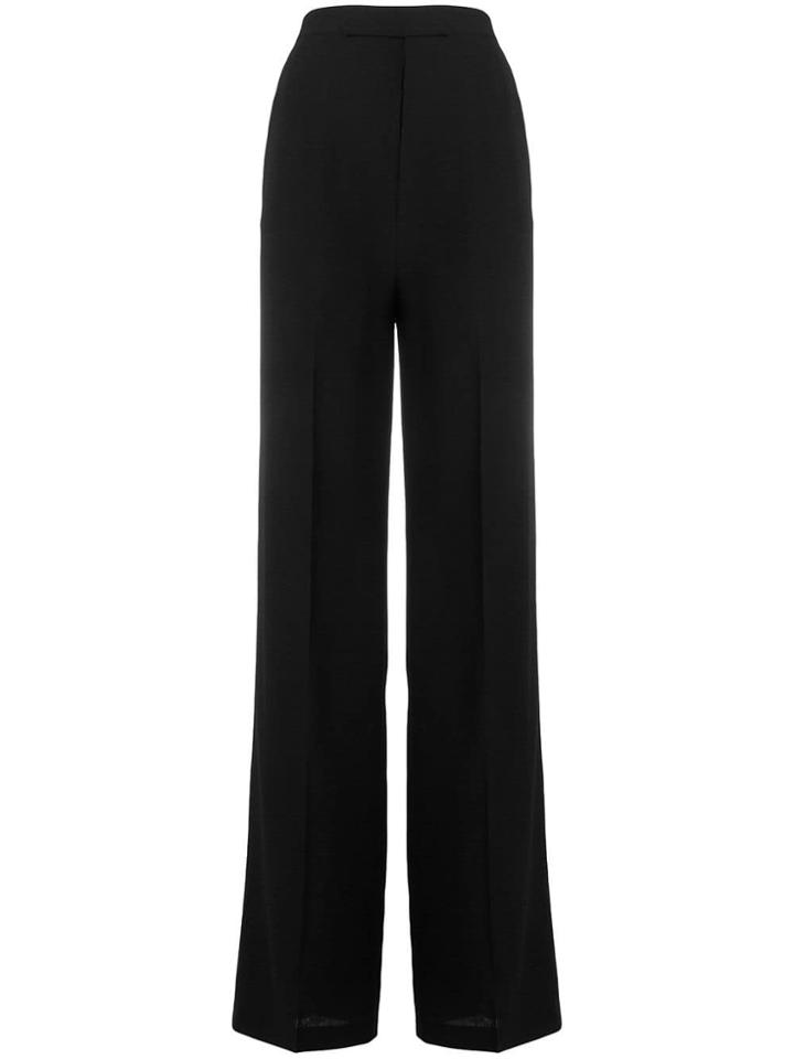 Rick Owens High-waisted Long Trousers - Black