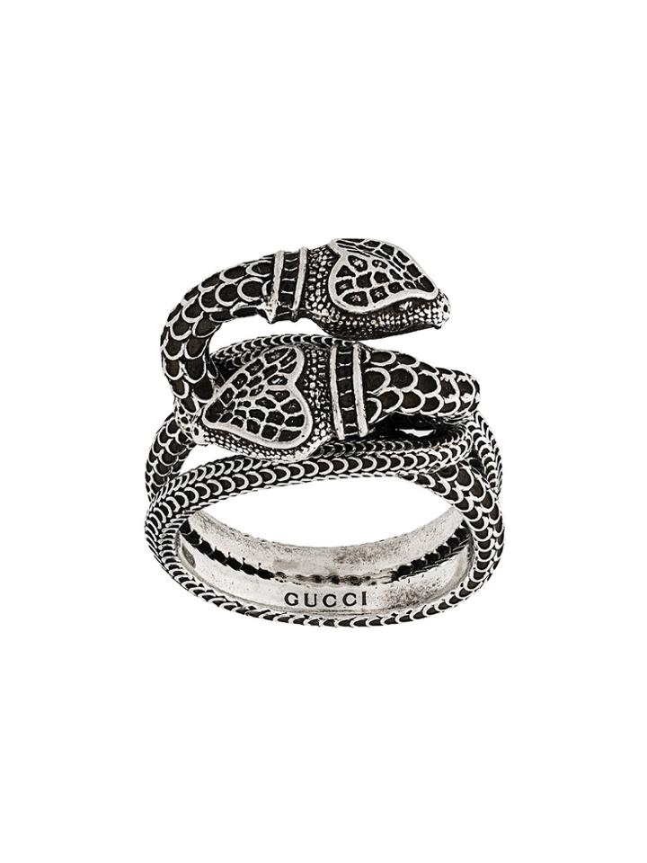 Gucci Garden Snakes Ring - Metallic