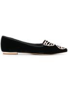 Sophia Webster Bibi Butterfly Ballerina Shoes - Black