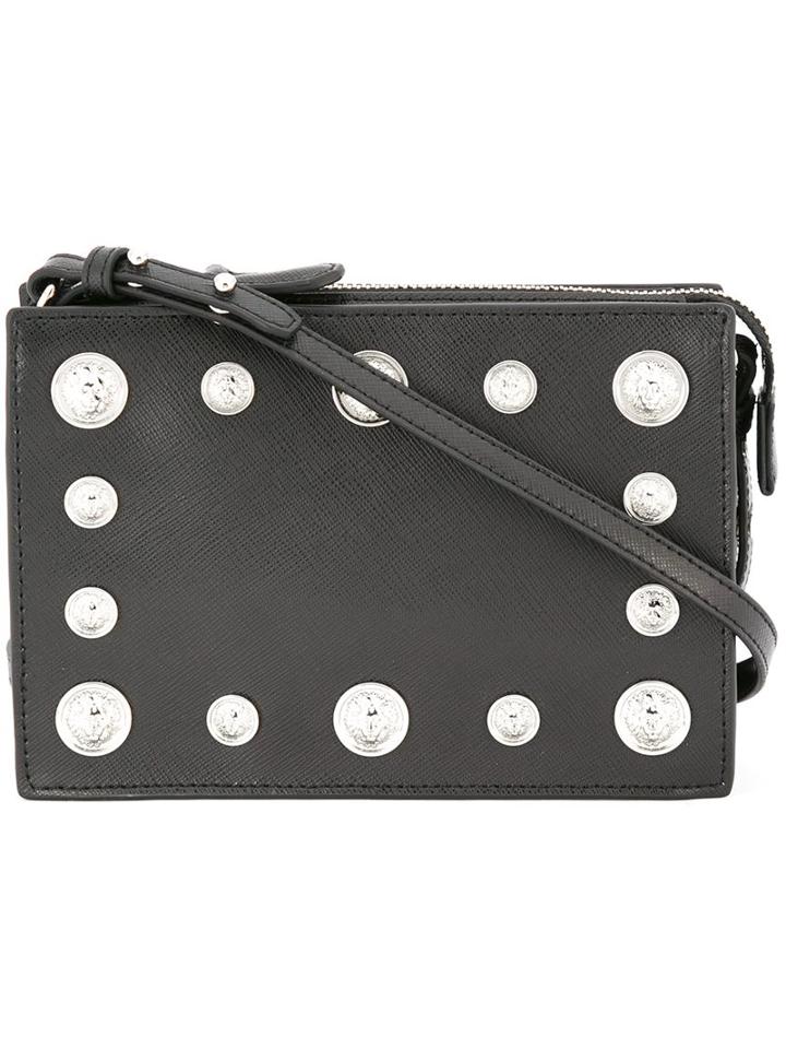 Versus Studded Cross Body Bag, Women's, Black