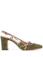 Tabitha Simmons Donnie Chunky-heel Sandals - Green