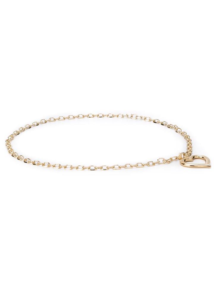 Alessandra Rich Heart Pendant Belt