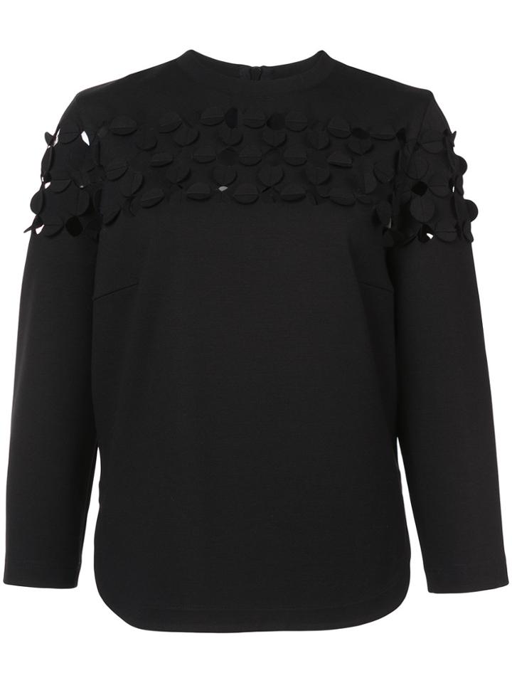 Akris Punto Cut Out Detail Sweatshirt - Black