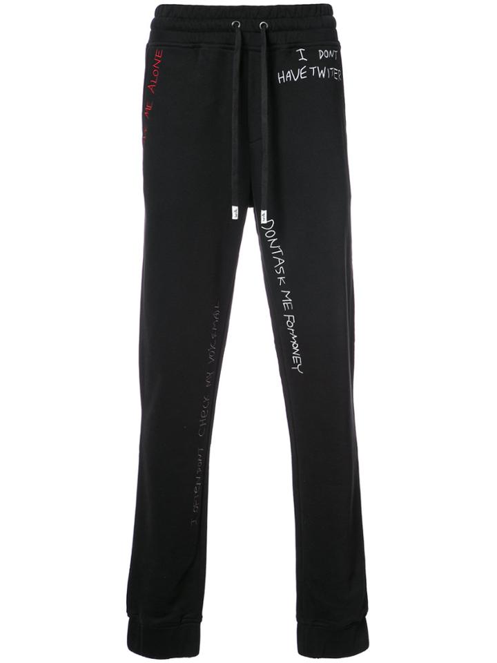 Haculla Skribble Sweatpants - Black