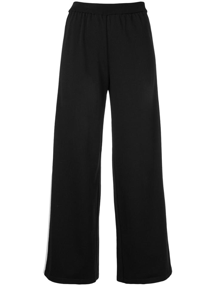 Le Ciel Bleu Side Stripe Trousers - Black