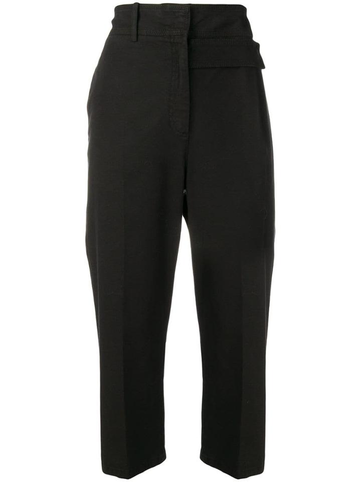 Nº21 Tailored Cropped Trousers - Black