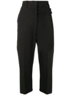 Nº21 Tailored Cropped Trousers - Black