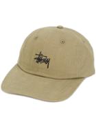 Stussy Logo Embroidered Cap - Green