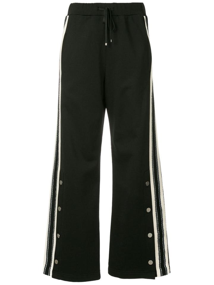 Ujoh Wide Leg Track Pants - Black