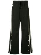 Ujoh Wide Leg Track Pants - Black