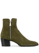 Pierre Balmain Side Zip Boots - Green