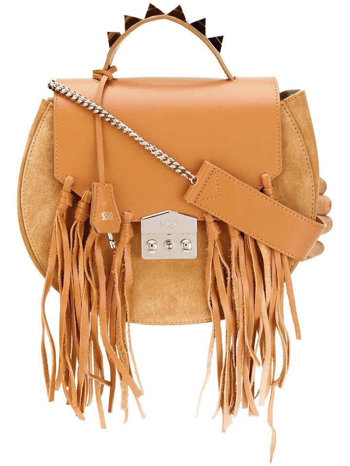 Salar - Fringed Tote - Women - Leather/suede - One Size, Brown, Leather/suede