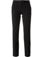 Joseph Slim Fit Trousers, Women's, Size: 40, Black, Cotton/viscose/spandex/elastane
