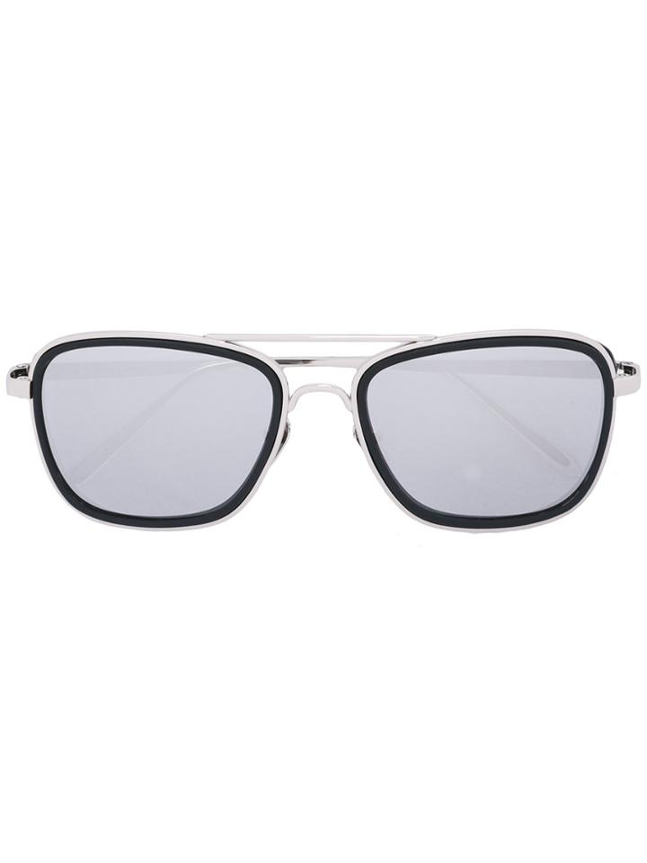 Linda Farrow Square Tinted Sunglasses - Black