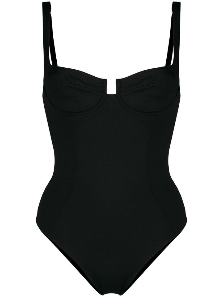 Reina Olga Bardot Swimsuit - Black