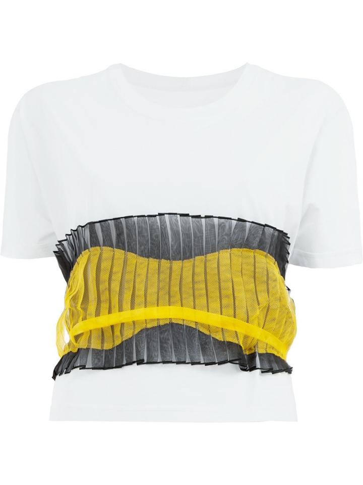 Quetsche Quetsche Q182a012 Yellow Cotton/polyester - White