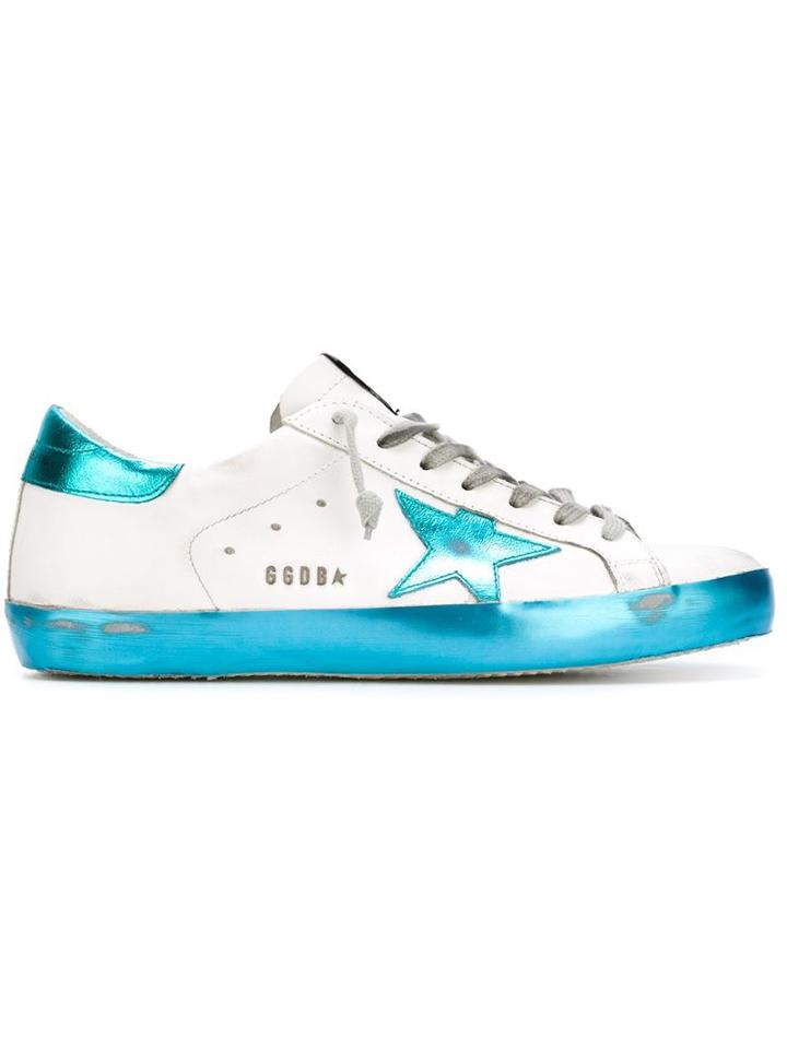 Golden Goose Deluxe Brand Super Star Sneakers, Men's, Size: 43, White, Leather/rubber