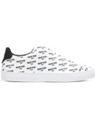 Philipp Plein Logo Stamp Sneakers - White