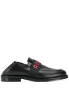 Sonia Rykiel Logo Loafers - Black