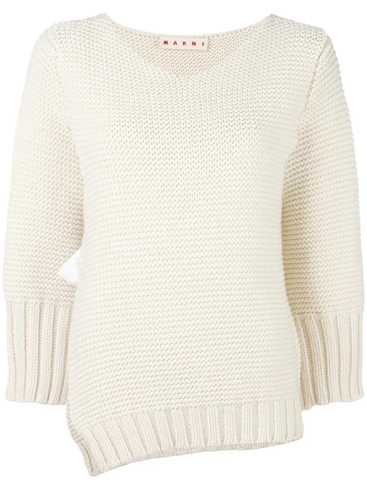 Marni Sesia Jumper, Women's, Size: 40, White, Wool/polyamide