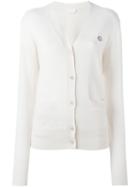See By Chloé V-neck Cardigan, Women's, Size: Medium, Nude/neutrals, Cotton/wool